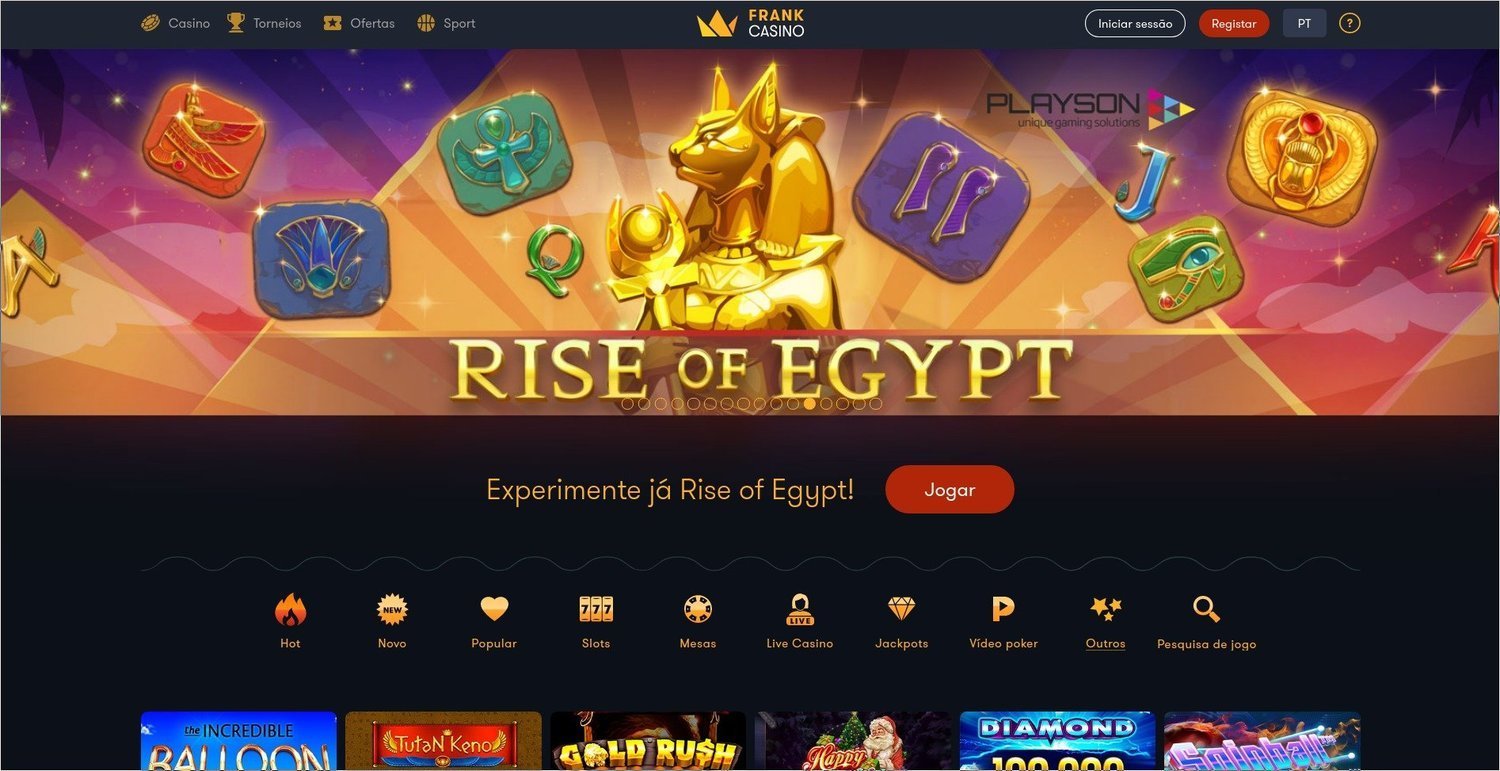 Casino Frank online jogos